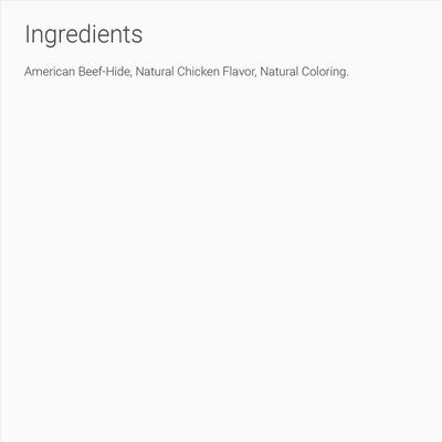 Show full view: Pure & Simple Pet Chicken Flavored Rawhide Retriever Roll Dog Treat, Large, 3 count slide 5 of 7