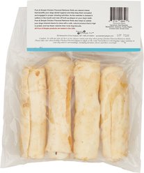 Pure & Simple Pet Chicken Flavored Rawhide Retriever Roll Dog Treat, Small, 4 count slide 2 of 6
