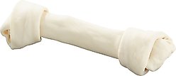 Pure & Simple Pet Flat Knotted Rawhide Bone Dog Treat, Large, 1 count slide 2 of 5