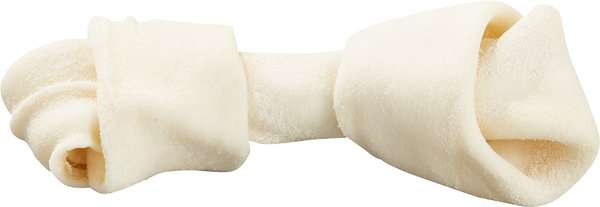 Pure & Simple Pet Flat Knotted Rawhide Bone Dog Treat, Small