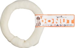 Pure & Simple Pet Rawhide Donut Dog Treat, 5-in, 1 count
