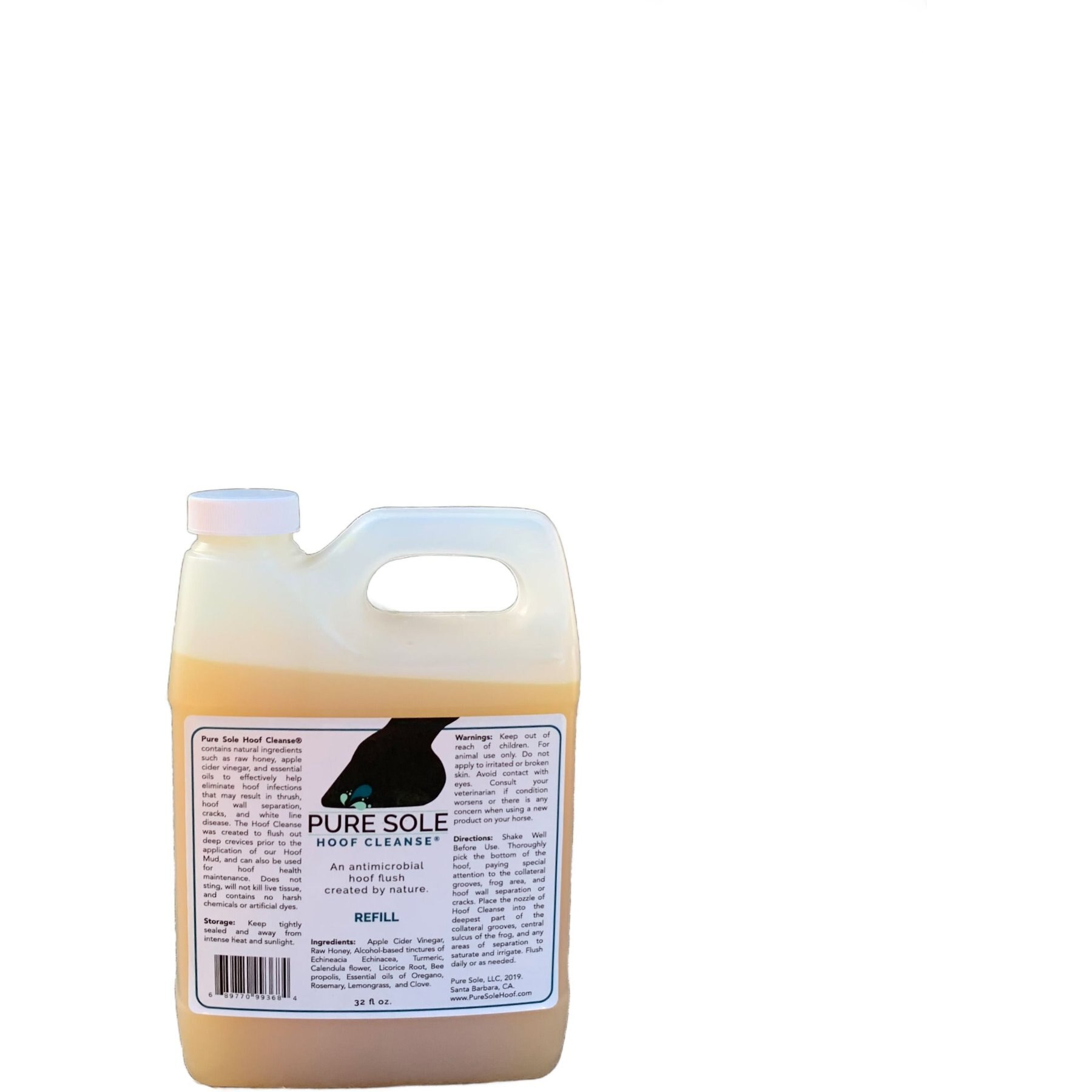 Pure Sole Hoof Cleanse Horse Hoof Care, 32-fl oz bottle