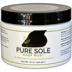 Pure Sole Hoof Mud Horse Hoof Care, 16-oz jar