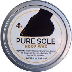 Pure Sole Hoof Wax Horse Hoof Care, 7-oz tin