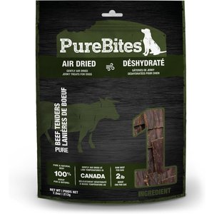 PureBites Beef Air Dried Jerky Dog Treats, 7.5-oz bag
