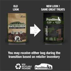 PureBites Beef Air Dried Jerky Dog Treats, 7.5-oz bag slide 2 of 7