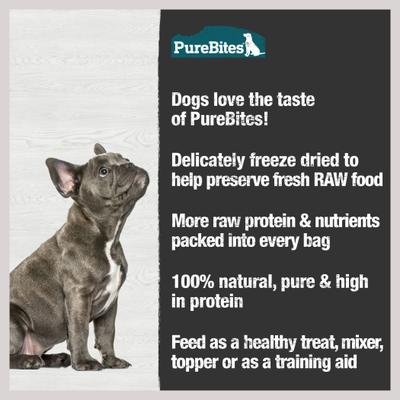 Show full view: PureBites Beef & Cheese Freeze-Dried Dog Treats, 4.2-oz bag slide 6 of 10
