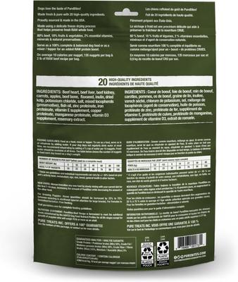 Show full view: PureBites Beef Freeze-Dried Topper for Dogs, 10-oz bag slide 3 of 9