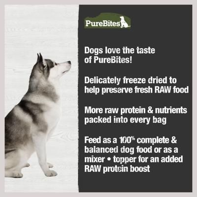Show full view: PureBites Beef Freeze-Dried Topper for Dogs, 10-oz bag slide 5 of 9