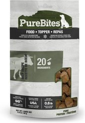 PureBites Beef Freeze-Dried Topper for Dogs, 3-oz bag