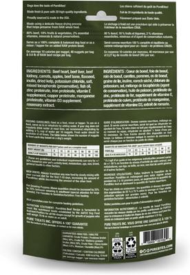 Show full view: PureBites Beef Freeze-Dried Topper for Dogs, 3-oz bag slide 3 of 9