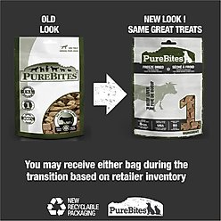 PureBites Beef Liver Freeze-Dried Raw Dog Treats, 16.5-oz bag slide 2 of 7
