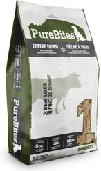 PureBites Beef Liver Freeze-Dried Raw Dog Treats, 2.75-lb bag