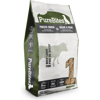 PureBites PureBites Beef Liver Freeze-Dried Raw Dog Treats, 2.75-lb bag