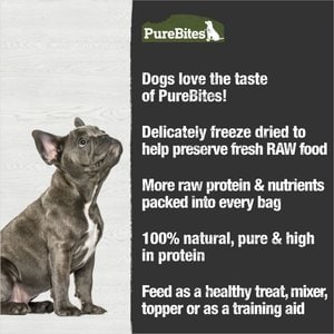 PureBites Beef Liver Freeze-Dried Raw Dog Treats, 2-oz bag