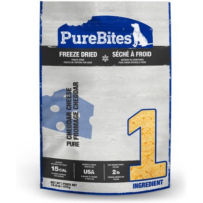 PureBites PureBites Cheddar Cheese Freeze-Dried Raw Dog Treats, 16.6-oz bag