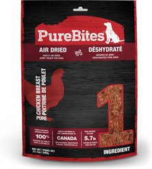 PureBites Chicken Breast Air Dried Jerky Dog Treats, 21.1-oz bag