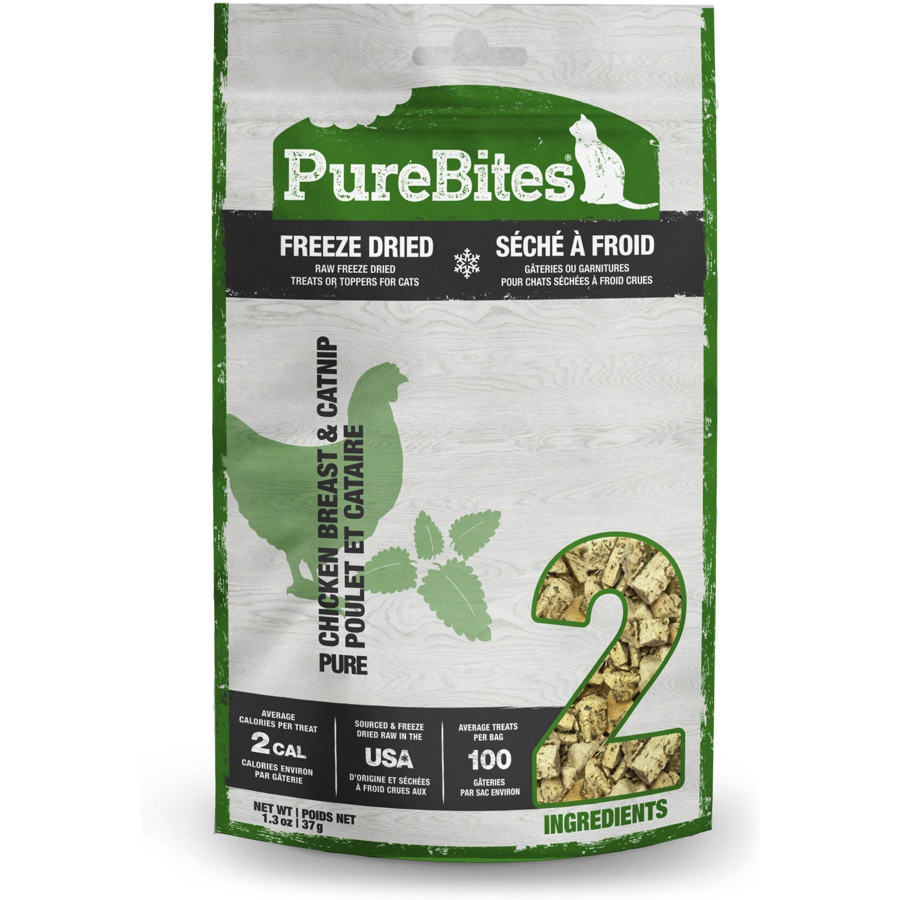 PureBites PureBites Chicken Breast & Catnip Freeze-Dried Cat Treats, 1.3-oz bag