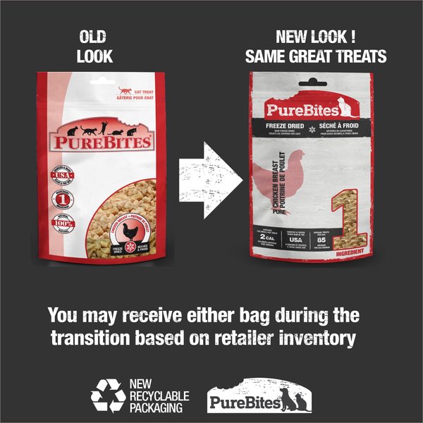 PureBites Chicken Breast Freeze-Dried Raw Cat Treats