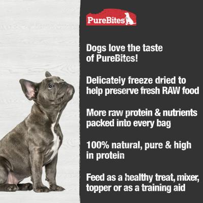 Show full view: PureBites Chicken Breast Freeze-Dried Raw Dog Treats, 11.6-oz bag slide 6 of 10