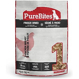 PureBites Chicken Breast Freeze-Dried Raw Dog Treats, 6.2-oz bag