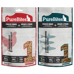 PureBites Chicken Breast + Minnow Freeze-Dried Cat Treats
