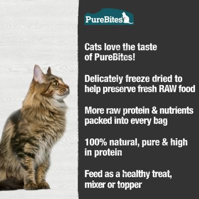 Show full view: PureBites Chicken Breast + Minnow Freeze-Dried Cat Treats slide 9 of 9