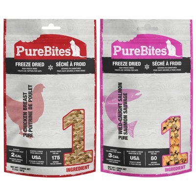 PureBites PureBites Chicken Breast + Salmon Freeze-Dried Raw Cat Treats