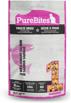 Show full view: PureBites Chicken Breast + Salmon Freeze-Dried Raw Cat Treats slide 6 of 9