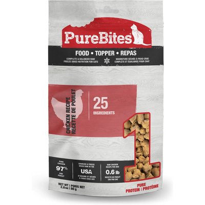 PureBites PureBites Chicken Freeze-Dried Topper for Cats, 2.8-oz bag