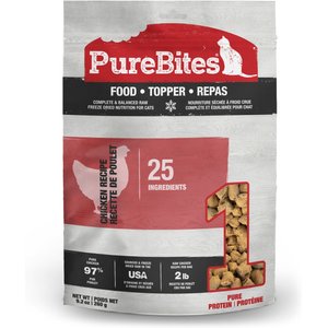 PureBites Chicken Freeze-Dried Topper for Cats, 9.2-oz bag