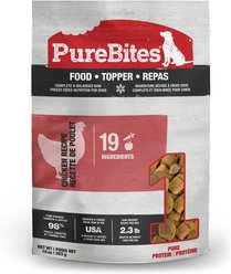 PureBites Chicken Freeze-Dried Topper for Dogs, 10-oz bag