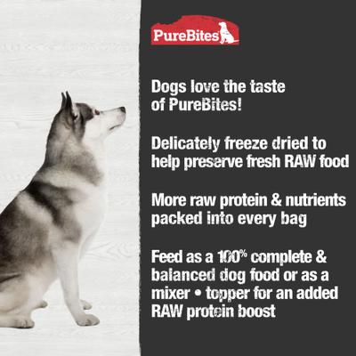 Show full view: PureBites Chicken Freeze-Dried Topper for Dogs, 3-oz bag slide 5 of 9