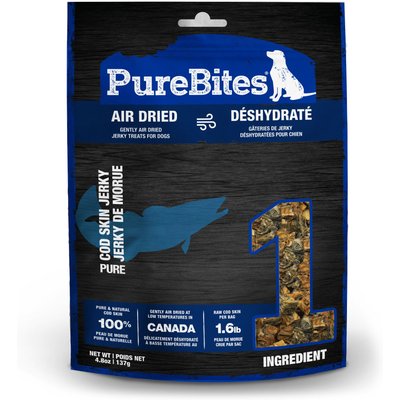 PureBites PureBites Dog Cod Jerky Treat, 4.8-oz bag