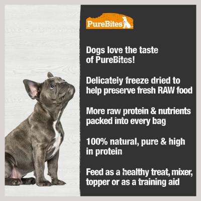 Show full view: PureBites Duck Liver Freeze-Dried Raw Dog Treats, 2.6-oz bag slide 6 of 10