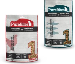 PureBites Flavored Chicken + Minnow Freeze-Dried Cat Treats