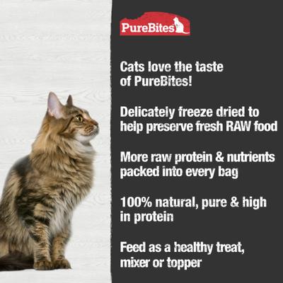 Show full view: PureBites Flavored Chicken + Minnow Freeze-Dried Cat Treats slide 5 of 9