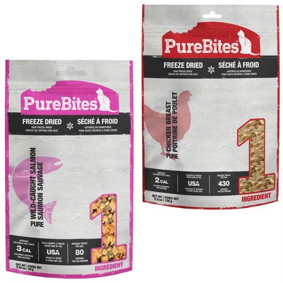 PureBites PureBites Flavored Chicken + Salmon Freeze-Dried Raw Cat Treats