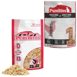 PureBites Flavored Chicken + Shrimp Freeze-Dried Raw Cat Treats
