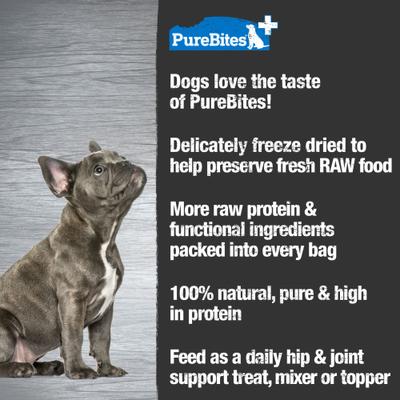 Show full view: PureBites+ Hip & Joint Dog Treats, 3-oz bag slide 5 of 8