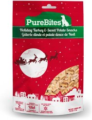 PureBites Holiday Turkey & Sweet Potato Freeze-Dried Dog Treats, 2.5-oz bag