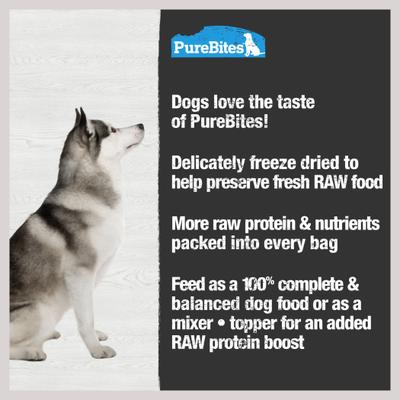 Show full view: PureBites Lamb Freeze-Dried Topper for Dogs, 2.9-oz bag slide 5 of 9