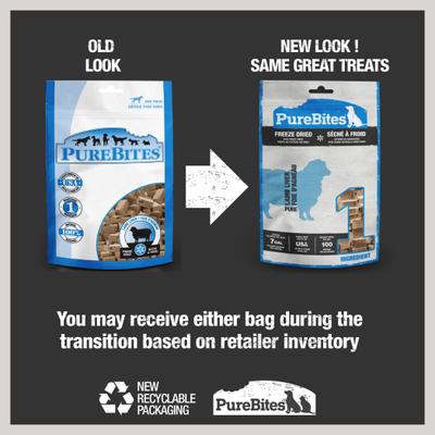 Show full view: PureBites Lamb Liver Freeze-Dried Raw Dog Treats, 1.58-oz bag slide 3 of 10