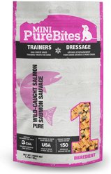 PureBites Mini Trainers Salmon Raw Freeze-Dried Dog Treats, 1.7-oz bag