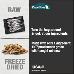 PureBites Minnow Freeze-Dried Cat Treat, 2.3-oz bag slide 2 of 6