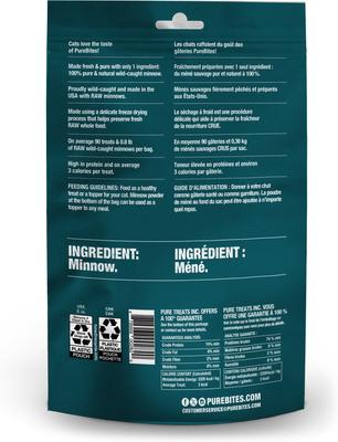 Show full view: PureBites Minnow Freeze-Dried Cat Treat, 2.3-oz bag slide 3 of 9