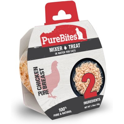 PureBites PureBites Whole Food Chicken Breast Cat Food Trays, 1.76-oz, 12 ct