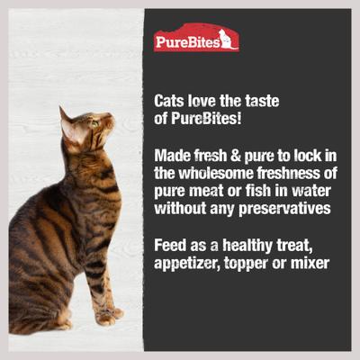 Show full view: PureBites Mixers 100% Chicken Breast in Water Cat Food Topping, 1.76-oz tray, case of 12 slide 6 of 11