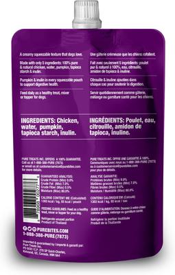 Show full view: PureBites Plus Squeezables- Gut & Digestion Dog Food Toppings, 2.5-oz tube, 15 count slide 3 of 10