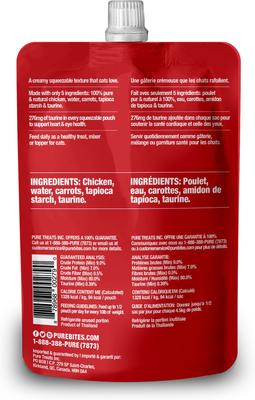 Show full view: PureBites Plus Squeezables Heart & Eyes Cat Food Topping, 2.5-oz bag, 15 count slide 3 of 10